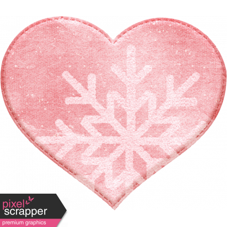 Winter Fun - Snow Baby Snowflake Heart