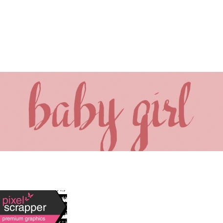 Winter Fun - Snow Baby Word Art Baby Girl Print