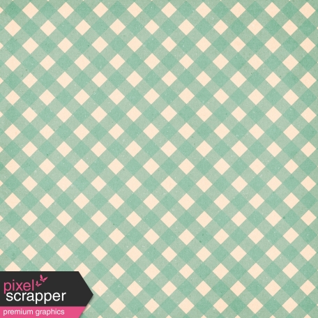 Spring Day Collab - March Winds Green Gingham Paper