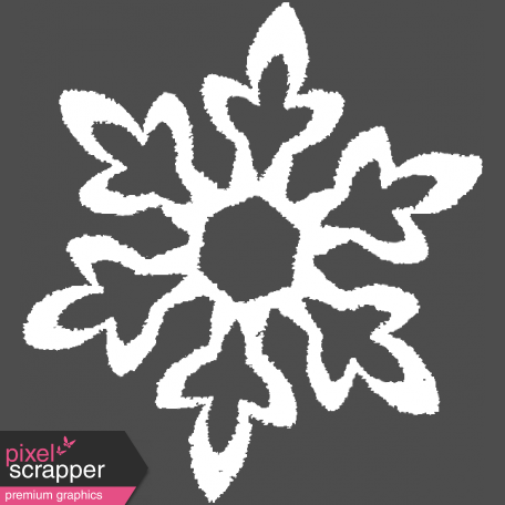 Winter Day Template - Snowflake 01