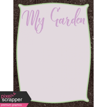 Garden Tales Journal Cards - My Garden 3x4