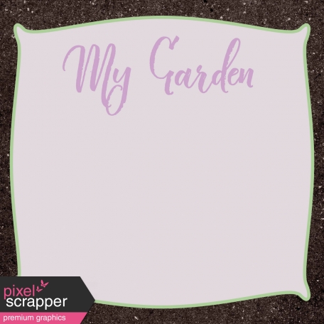 Garden Tales Journal Cards - My Garden 4x4