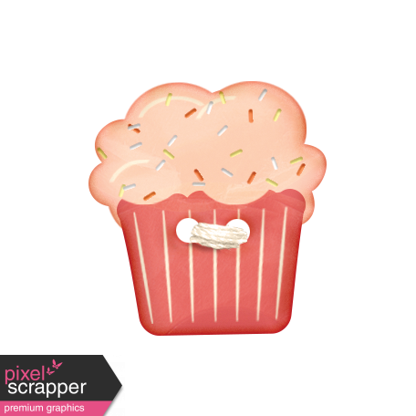 Food Day - Cupcake Button