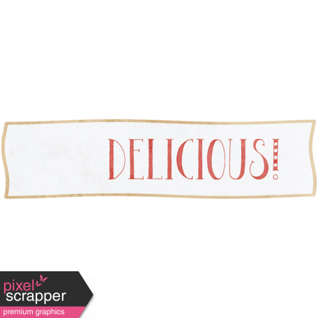 Food Day - Delicious Word Art Tag