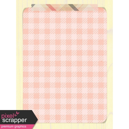 Food Day - Gingham Journal Card 3x4