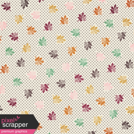 Fall Flurry Leaves Paper