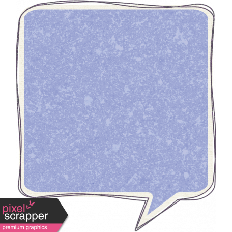 Digital Day Blank Speech Bubble