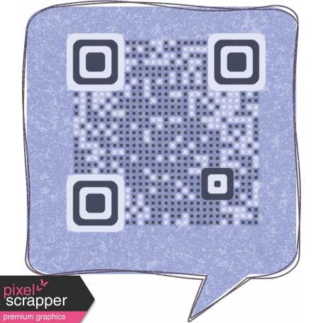 Digital Day QR Code Speech Bubble