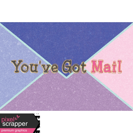 Digital Day You've Got Mail Journal Card 4x6