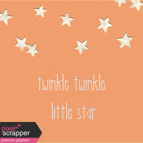 Baby Shower Twinkle Twinkle Journal Card 4x4