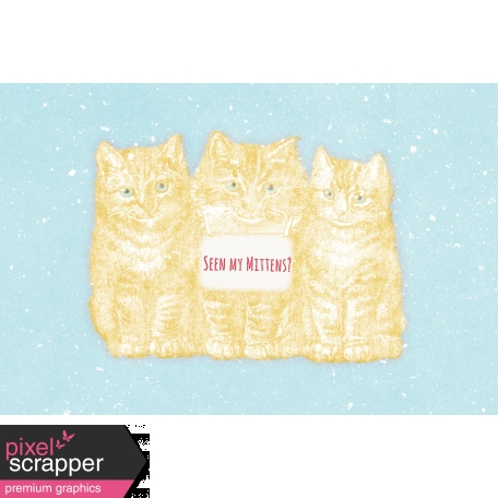 Sunshine and Snow Kittens Journal Card 4x6