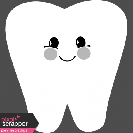 Baby Shower Tooth Template