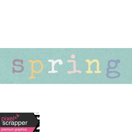 Fresh - Spring Word Art