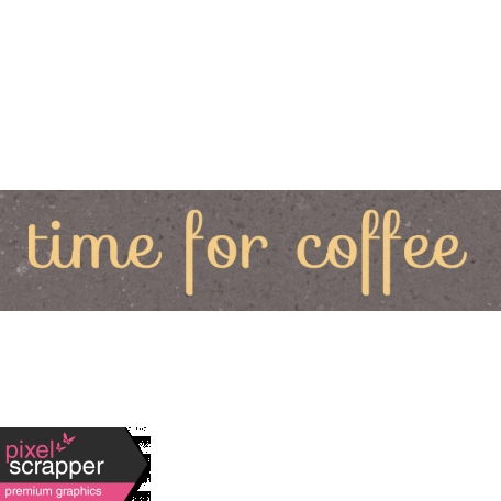 Fresh - Time for Coffee Word Art