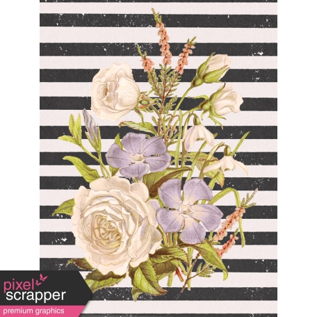 May Good Life - Flowers Journal Card 3x4