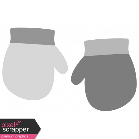 Snow Baby Template - Mittens