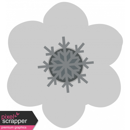 Snow Baby Template - Snowflake Flower