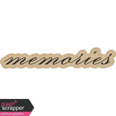 Summer Twilight - Memories Word Art Sticker graphic by Jessica