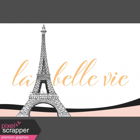 Frenchy Eiffel Tower Journal Card 4x6