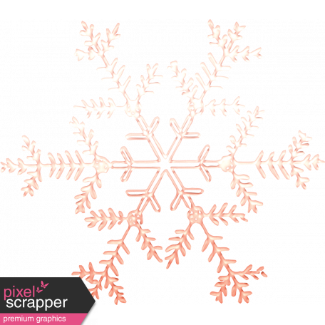 Warm n Woodsy Pink Snowflake