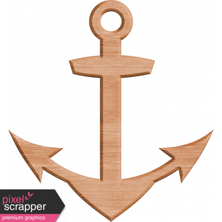 Coastal Spring Wooden Anchor