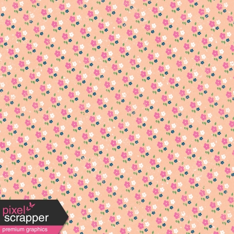 Veggie Table Papers - Pink Flowers