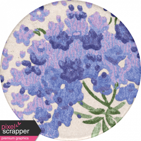 Lavender Fields Floral Sticker