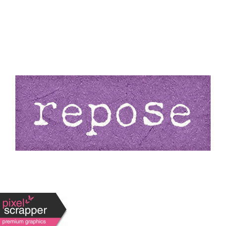 Lavender Fields Repose Word Art