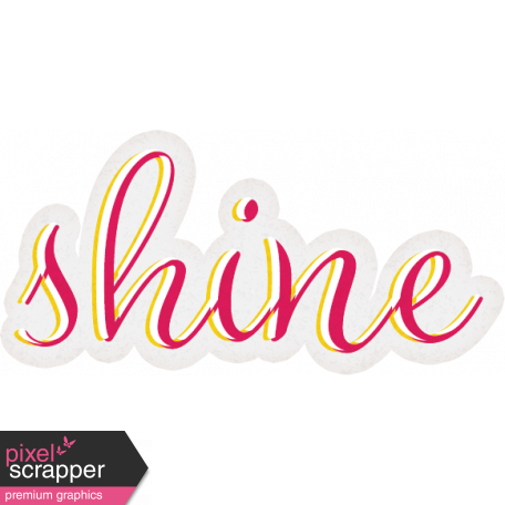 Bohemian Sunshine Element Shine Word Art