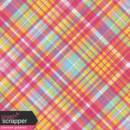 Bohemian Sunshine Plaid Paper 06