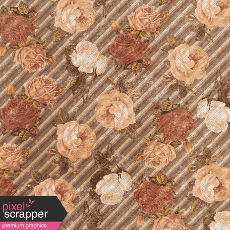 Copper Spice Old Roses Paper