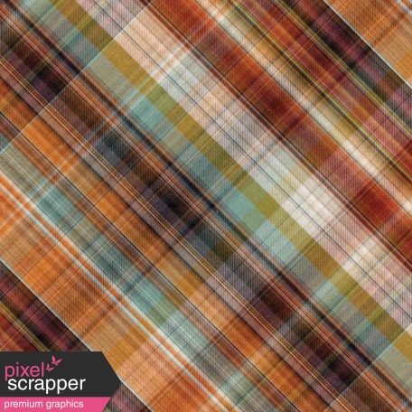 Copper Spice Plaid Paper 02