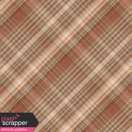 Copper Spice Plaid Paper 12