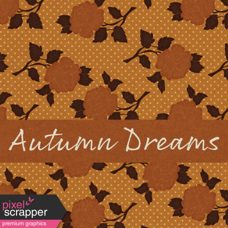 Copper Spice Autumn Dreams 4x4 Journal Card