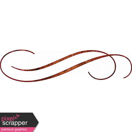 Copper Spice Flourish Ink Word Art 1