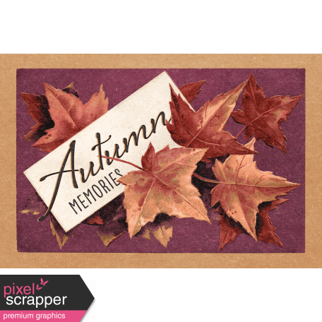 Autumn Bramble Autumn Memories Journal Card 4"x6"