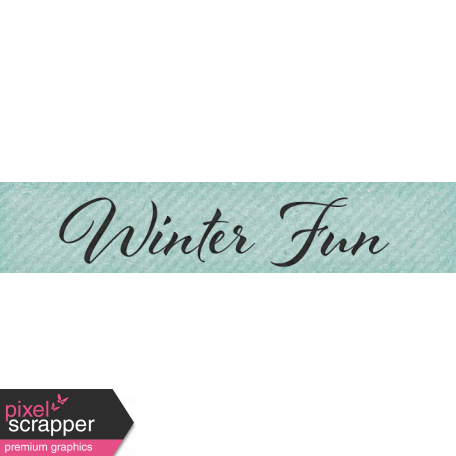 Snowhispers Winter Fun Word Art Snippet