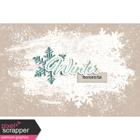 Snowhispers Winter Journal Card 4x6