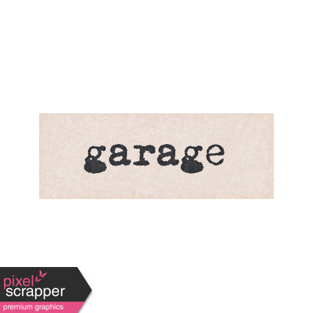 Project Endeavors Garage Word Art