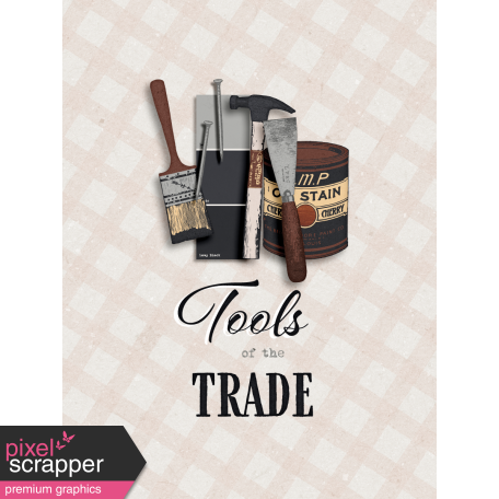 Project Endeavors Tools of the Trade Journal Card 3x4