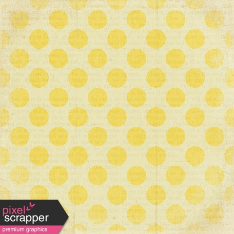 Peach Lemonade Large Polka Dots Paper