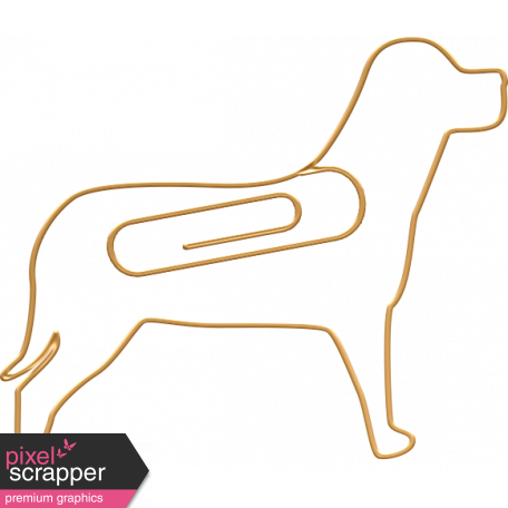 Furry Cuddles Dog Paperclip