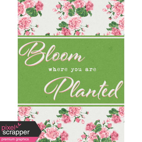 Bloom Revival Bloom Journal Card 3x4
