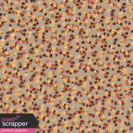 Autumn Paper Template Floral {Color Version}