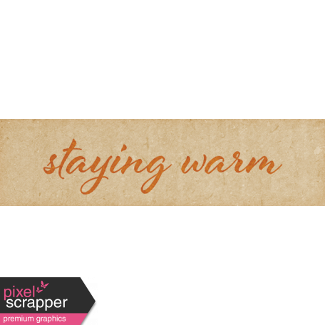 Apricity Staying Warm Word Art Snippet