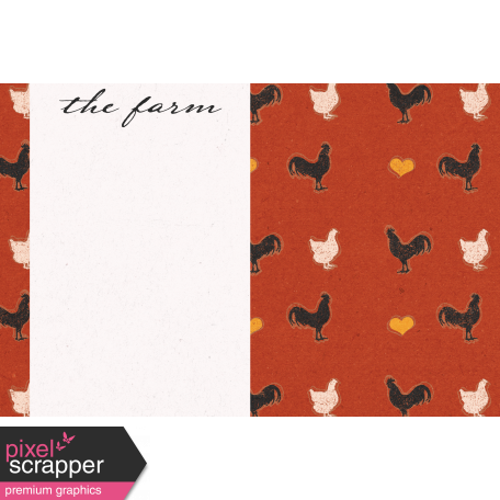 Chicken Keeper Farm 4x6 Journal Card