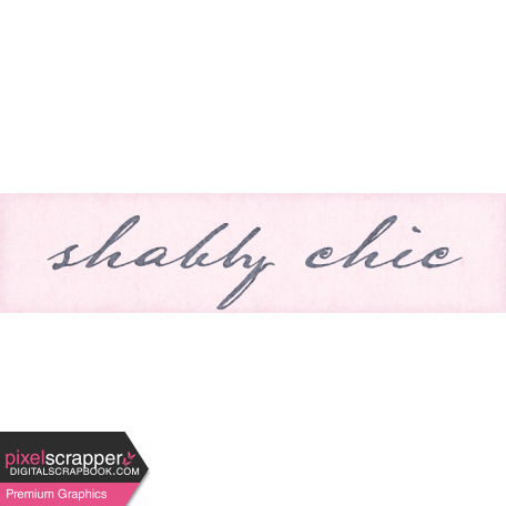 Shabby Chic Shabby Chic Word Art