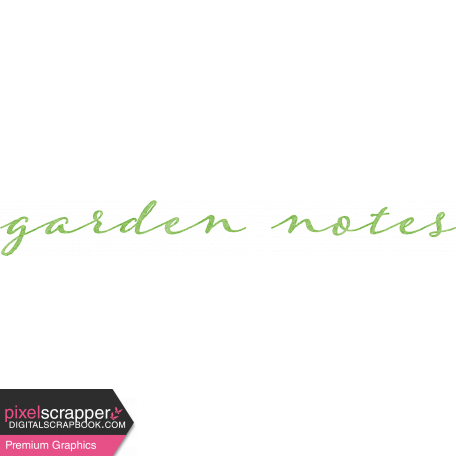 Garden Notes Garden Notes Word Art