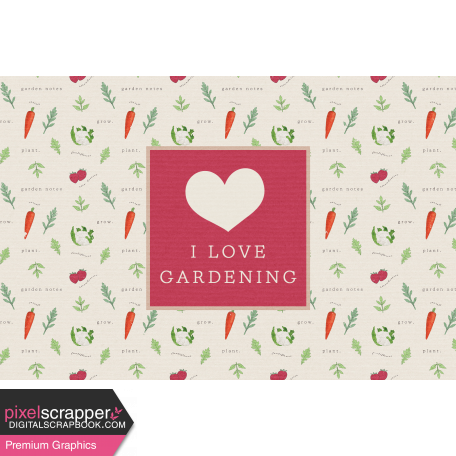 Garden Notes Gardening Journal Card 4x6