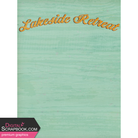 Camp Out Lakeside Retreat Journal Card 3x4